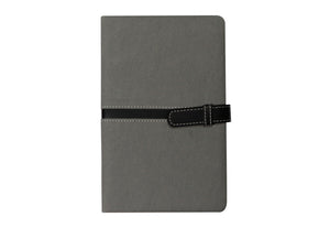 Libreta curpiel gris