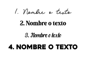 Personalización en láser
