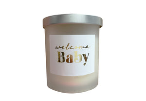 Vela de soya Welcome Baby