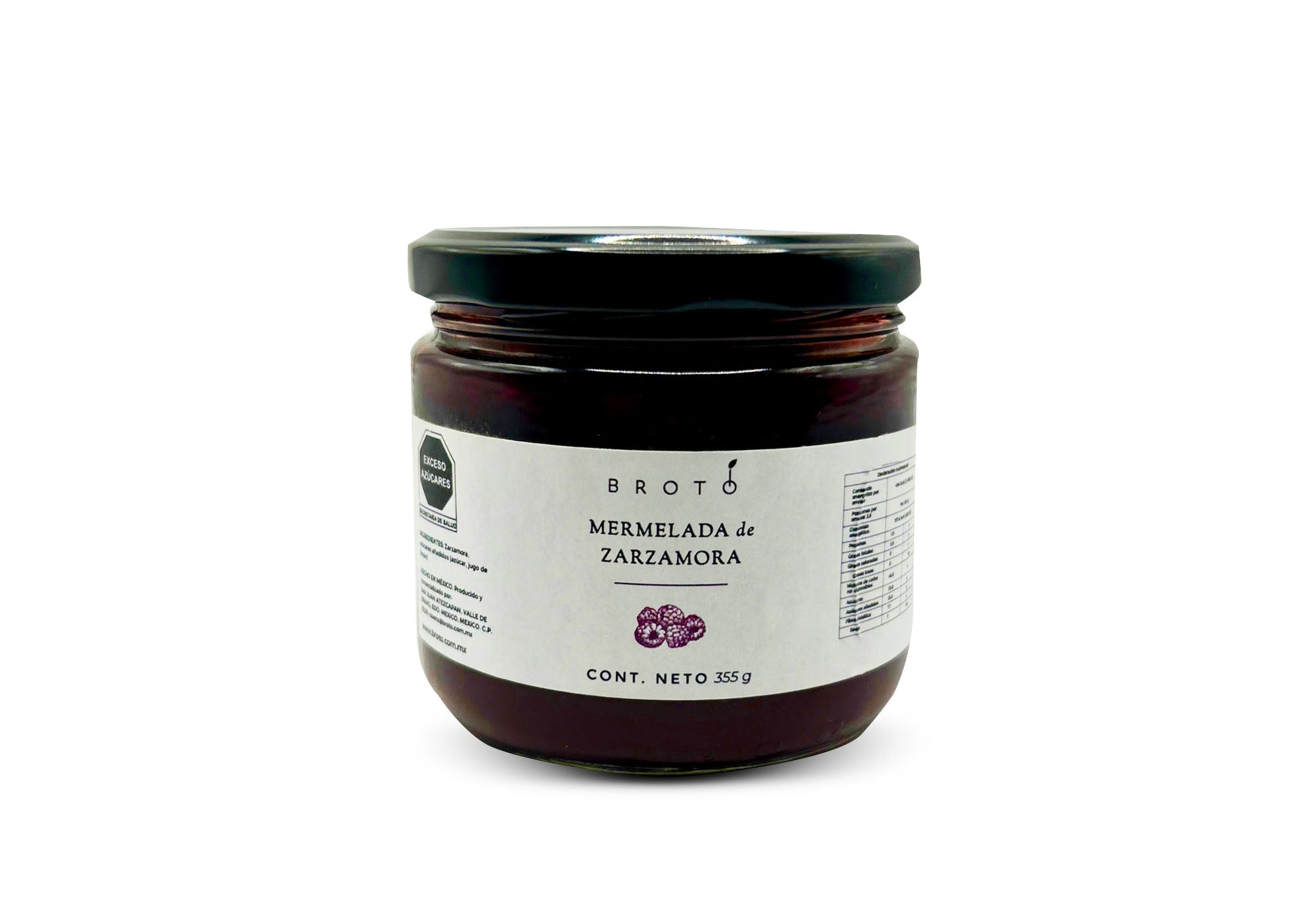Mermelada artesanal de Zarzamora 355 g