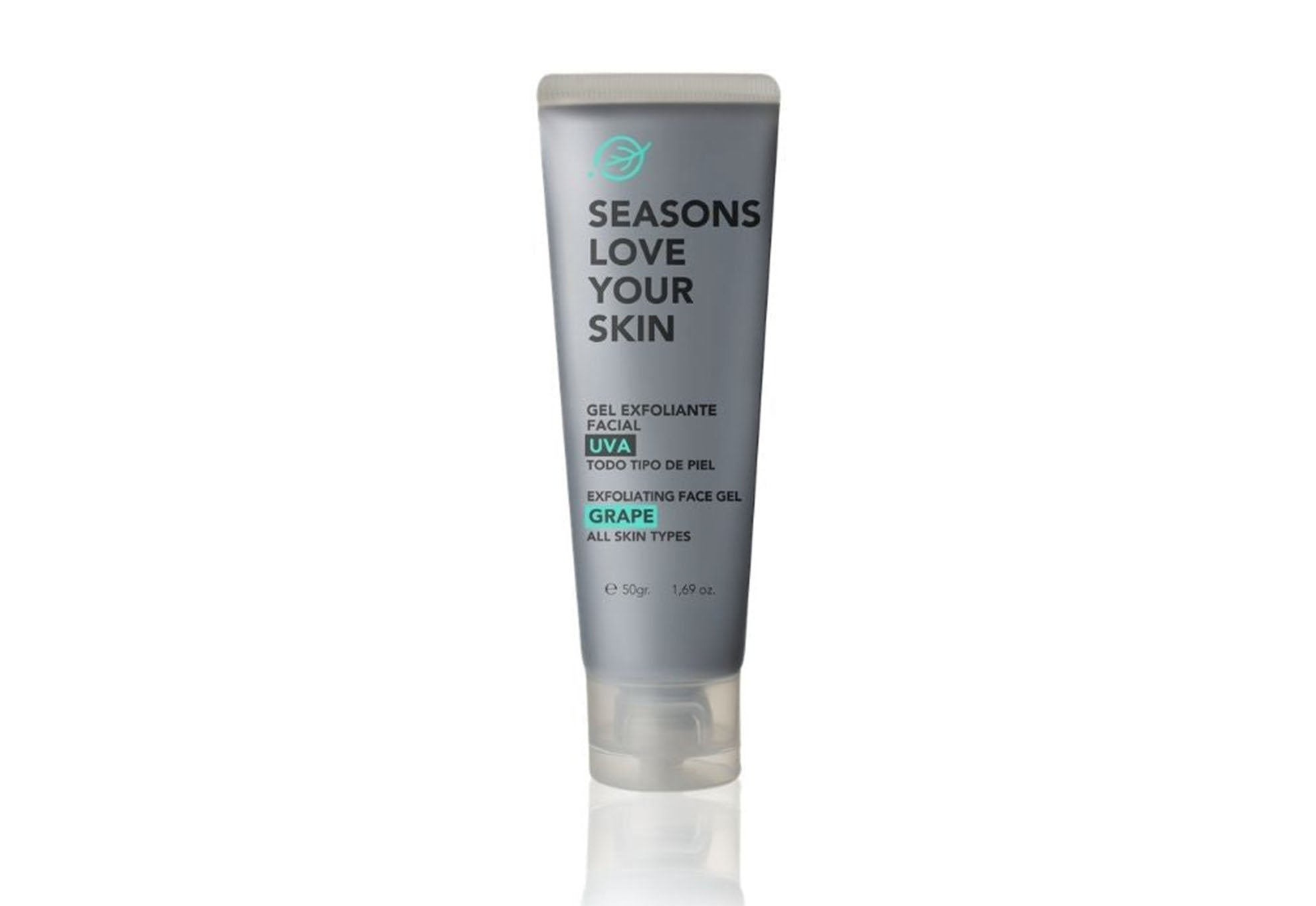 Gel exfoliante facial de uva