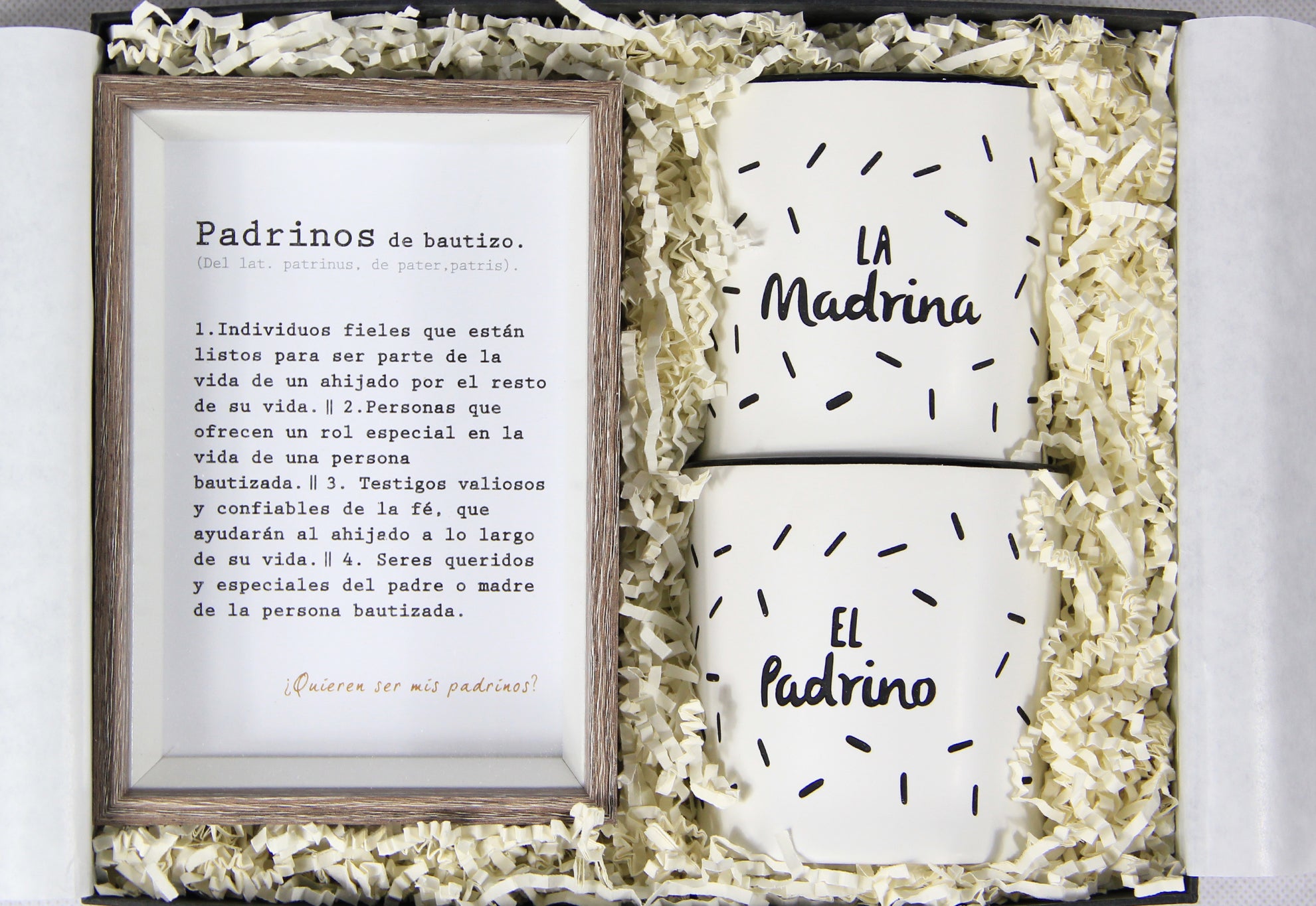 Padrinos especiales - padrinos de bautizo , detalle para padrinos -  godparent request – Box Chois