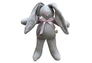 Pixy Bunny - color gris, moño rosa