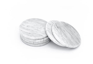 Portavasos mármol circulares (set 6)