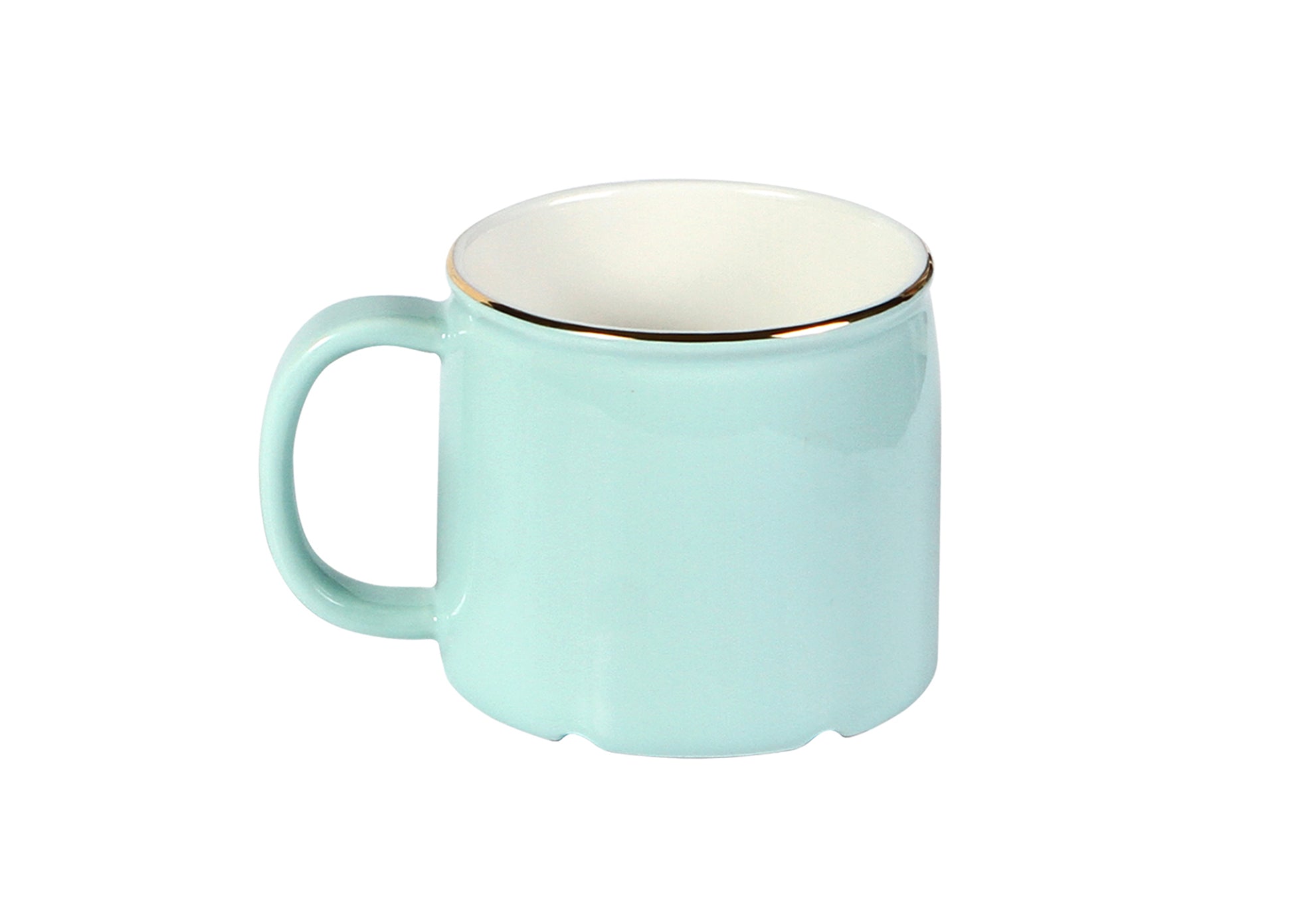 Taza menta de cerámica 350 ml