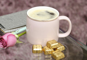 Taza crema de cerámica 350 ml